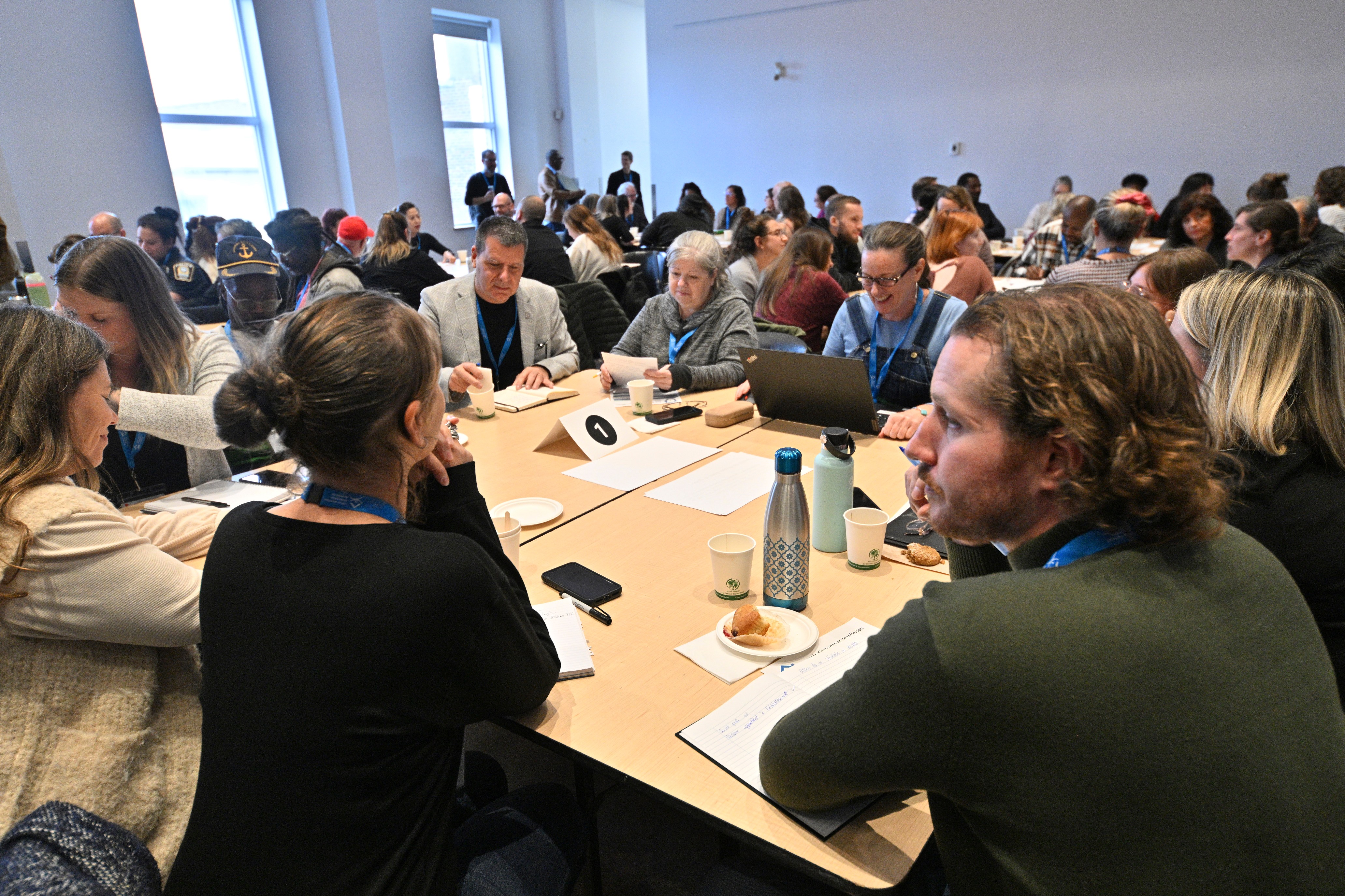 Le 10 octobre dernier, une centaine de personnes se sont réunies au Centre culturel George-Vanier pour une journée de réflexion sur la sécurité communautaire en HLM.