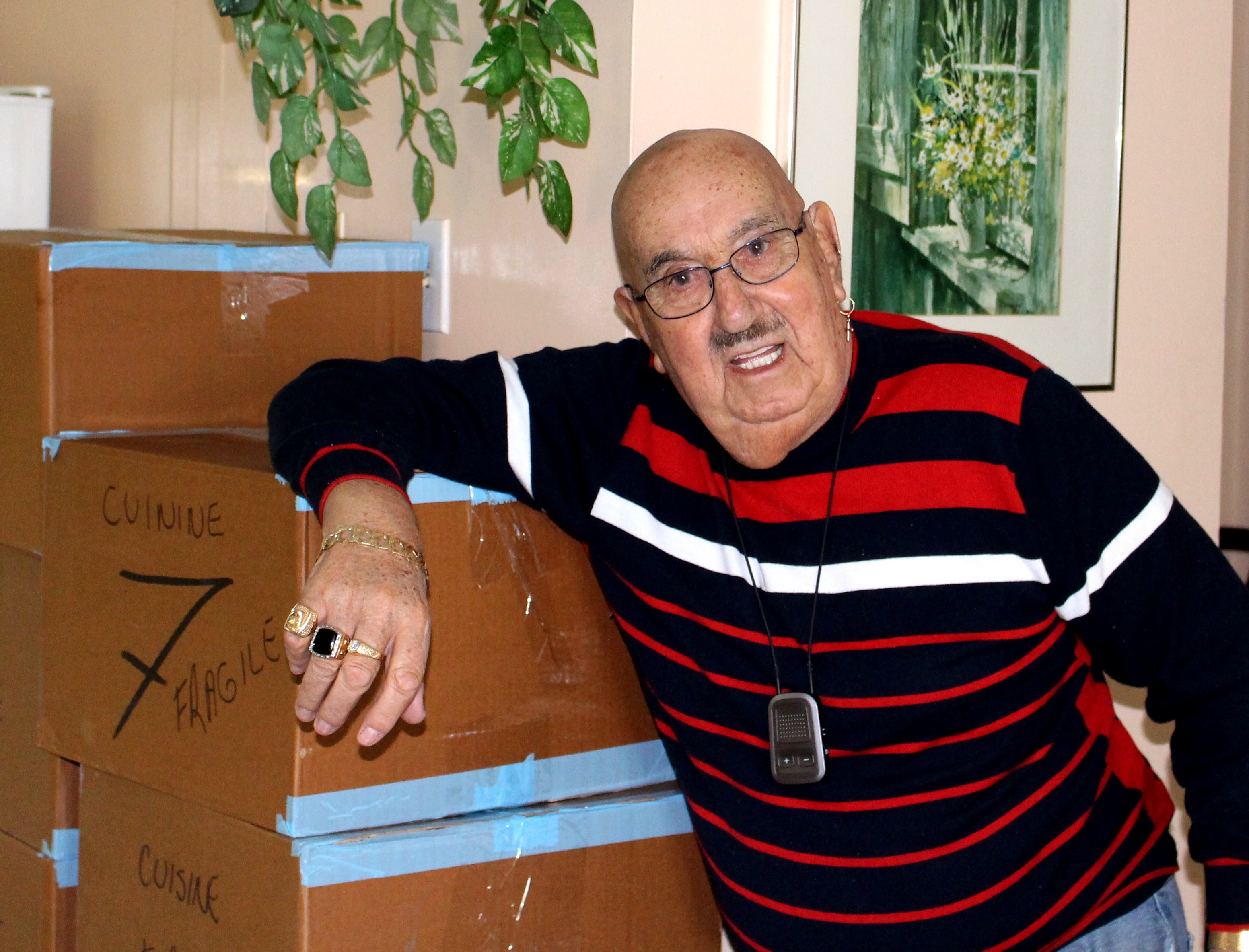 « J’ai hâte d’ouvrir la porte de mon chez-moi et de pouvoir jaser avec mes voisins. » -Fernand Turgeon