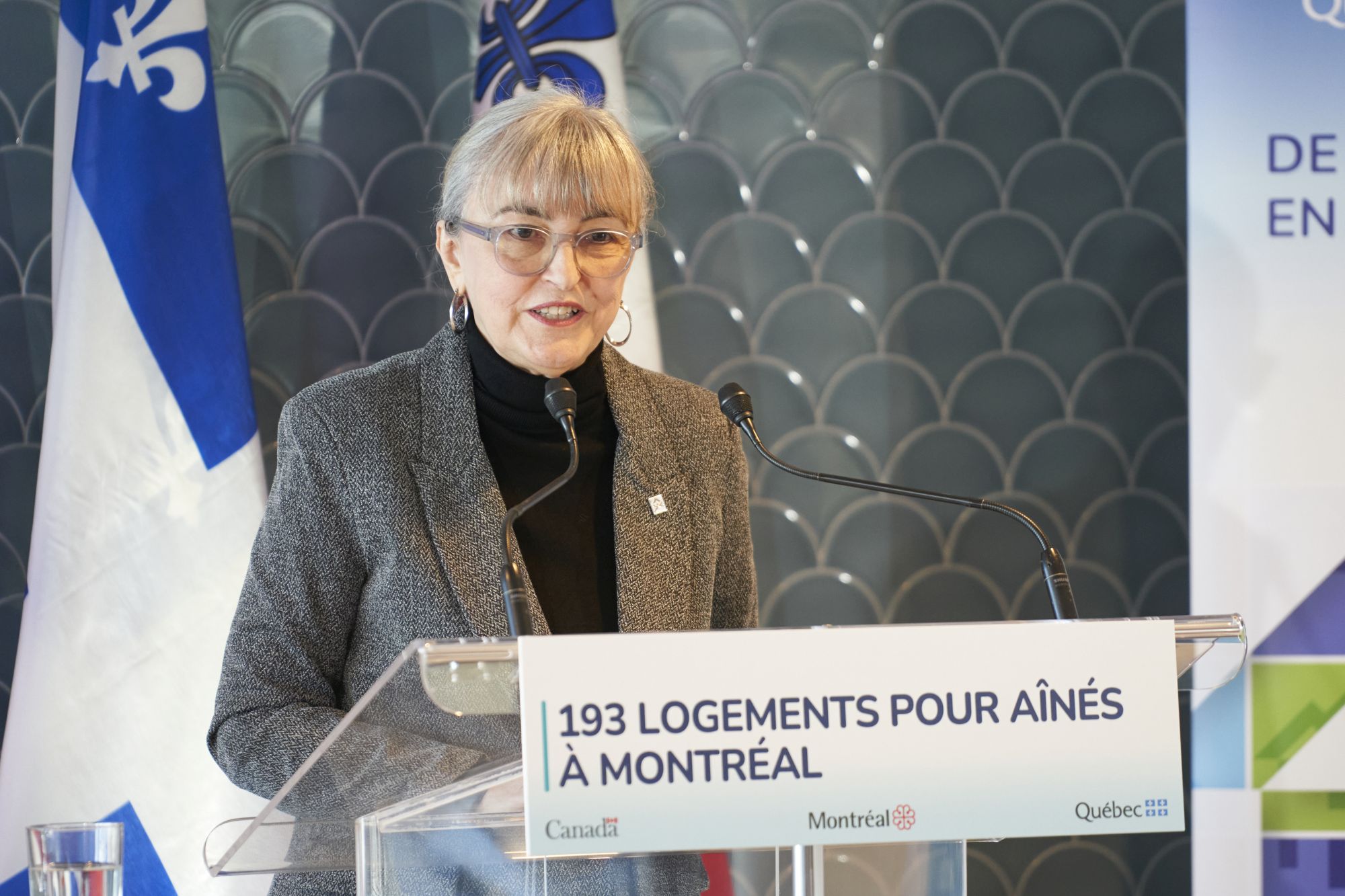 Danielle Cécile, directrice générale de l'OMHM, s'est dite fière que l'Office puisse laisser cet héritage aux générations futures.
