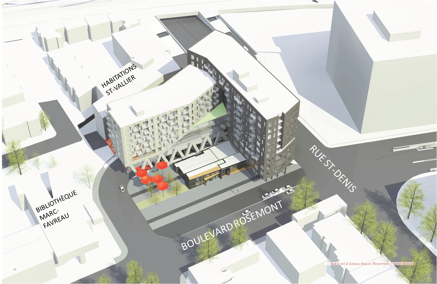 L'îlot Rosemont comptera 193 logements abordables pour aînés et des bureaux pour regrouper 300 employés de l'OMHM.