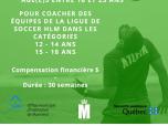 Entraîneurs recherchés pour la Ligue de soccer HLM