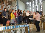 La chorale La Clique vocale a fait résonner l’air de belles harmonies avant et à la fin du repas pour honorer les convives.