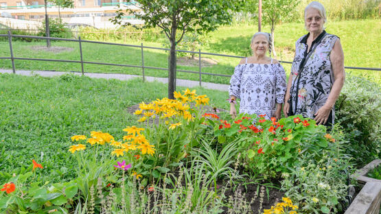 Luz et Carole aux habitations Du Parc Frontenac