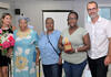 Les locataires des habitations André-Grasset récompensent Chiraze Borgi et Roselène Nelzy pour leur travail des deux dernières années. Photo: Martin Alarie