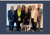 De gauche à droite : Eddy Savoie, propriétaire et fondateur des Résidences Soleil, Karine Boivin Roy, ministre responsable de l’Habitation, Isabelle Pépin, directrice générale de l’OMHM, Nataly Savoie, présidente exécutive des Résidences Soleil, Nathalie Mercier, directrice générale de la CORPIQ, Caroline Braun, responsable de l’habitation et de l’urbanisme au comité exécutif, Jean Martel, président-directeur général de la SHQ.