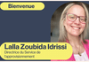  Lalla Zoubida Idrissi entrera en fonction au poste de directrice du Service de l’approvisionnement le 13 octobre 2026
