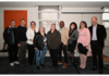 De gauche à droite, Sylvain Brisson, Frédéric Roy, Isabelle Pépin, Suzanne Payant, Danielle Duperron, Rouzier Métellus, Silvia Rocha, Tina-Lili Gagné et Pierre Choquette. Photo : Martin Alarie.