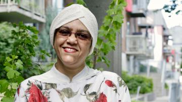 Azieama Khan est citoyenne de la Petite-Bourgogne depuis les 7 dernières années. Photo : Cécile Vinez