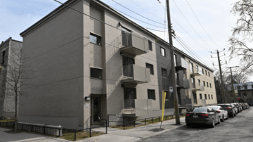 Façade des habitations Beaudry