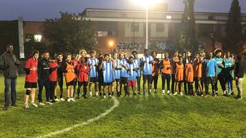 Les jeunes ont proposé d'organiser un évènement de sensibilisation de droits, jumelé à des matchs de soccer. Un beau succès!