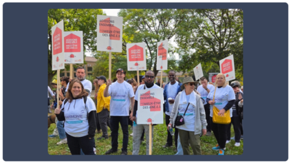 Fière participation du réseau ENHARMONIE à la marche des aînés, le 1er octobre dernier.