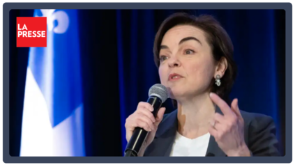 « Christine Fréchette annonce une somme de 28 millions » La Presse, le 7 mai