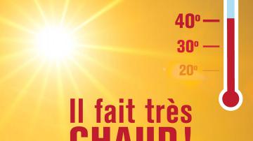 Les salles communautaires des HLM sont climatisées et peuvent être fort utiles en ces périodes de grande chaleur.